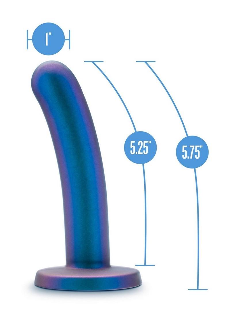 Temptasia Surrender Peg Silicone Dildo - Intermediate - Blue Lust - Blue