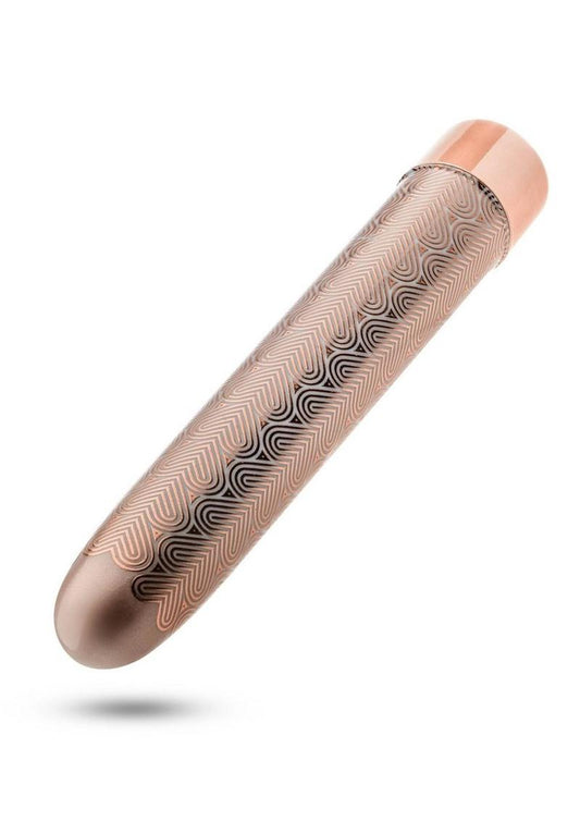 The Collection Lattice Slimline Vibrator - Rose Gold