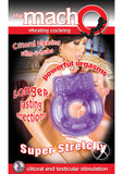 The Macho Vibrating Cock Ring - Purple