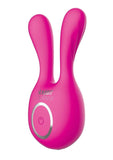 The Ears Plus Rabbit Rechargeable Silicone Stimulator - Hot Pink/Pink