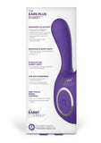 The Ears Plus Rabbit Rechargeable Silicone Stimulator - Purple