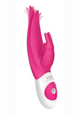 The Flutter Rabbit Rechargeable Silicone Rabbit Vibrator - Pink