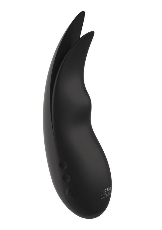 The Power Rabbit Rechargeable Silicone Vibrator - Black