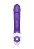 The Thrusting Rabbit Rechargeable Silicone Vibrator with Clitoral Stimulation