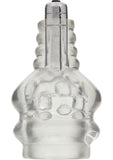 The Super Ball Sucker Vibrating Stroker - Clear