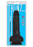 Thinz Slim Dong with Balls - Black - 7in