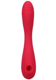 This Product Sucks Bendable Wand Rechargeable Silicone Vibrator - Pink