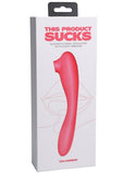 This Product Sucks Bendable Wand Rechargeable Silicone Vibrator