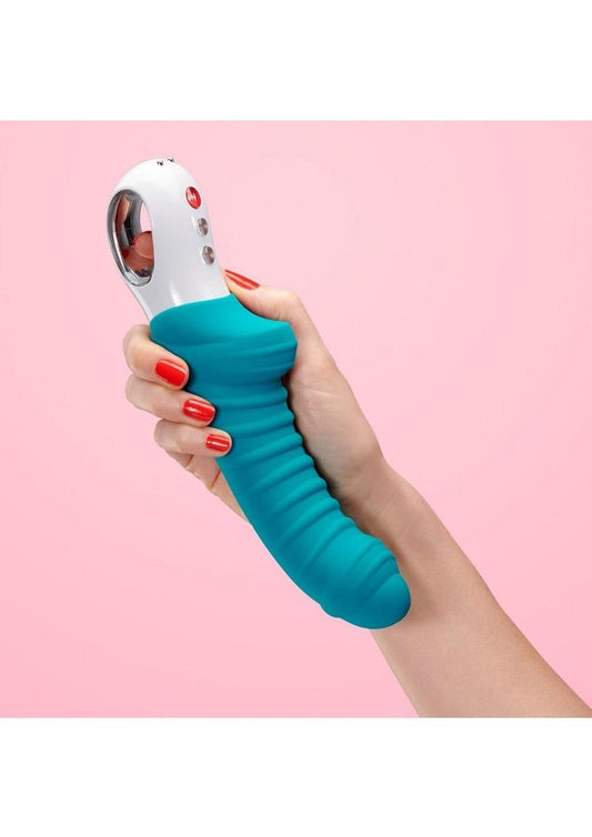 Tiger G5 Petrol Silicone Vibrator - Blue/Green