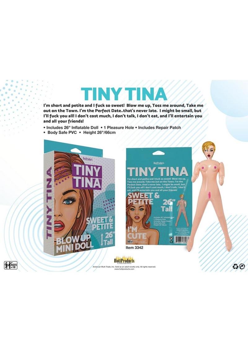 Tiny Tina Blow-Up Doll - Vanilla - 2.2ft