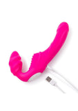 Together Toys Together Silicone Rechargeable Remote Control Strapless Strap-On Vibrator - Pink