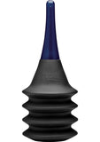 Tom Of Finland Hot Water Large Accordion Enema Bulb - Black/Blue