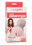 Travel Gripper Dual Density Stroker - Pussy and Ass