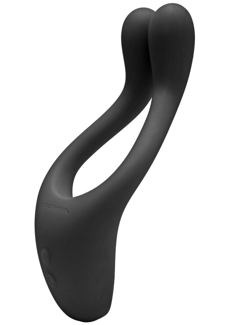 Tryst Rechargeable Multi Erogenous Zone Silicone Massager Waterproof - Black