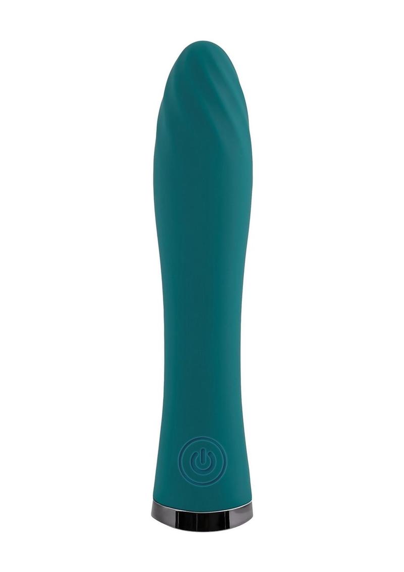 Ultra Wave Rechargeable Silicone Vibrator - Teal