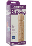 Vac-U-Lock Classic Dildo - Vanilla - 8in