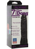 Vac-U-Lock Codeblack Thin Dildo - Black - 7in