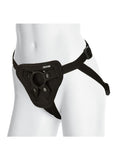 Vac-U-Lock Platinum Luxe Harness with Butt Plug - Black