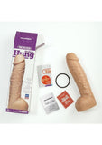 Vac-U-Lock Realistic Hung Dildo - Vanilla - 12in