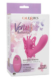 Venus Butterfly Pulsating Venus G Silicone Rechargeable Strap-On with Remote Control