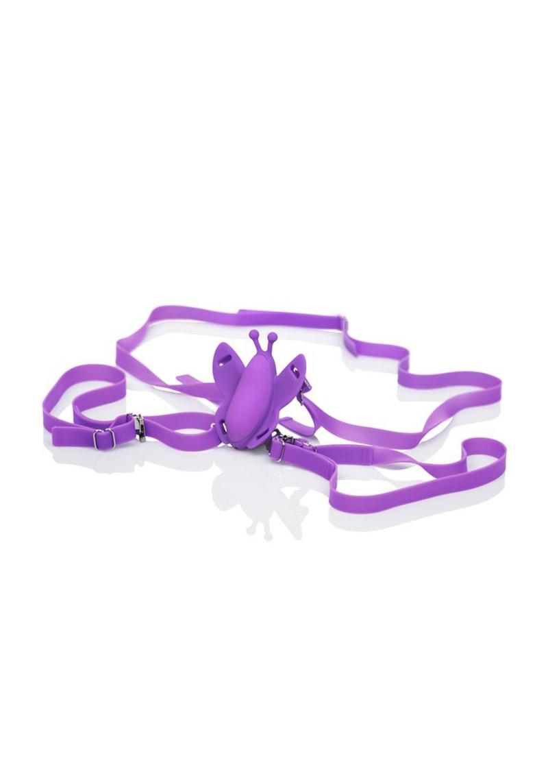 Venus Butterfly Silicone Remote Venus USB Rechargeable Waterproof - Purple