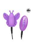 Venus Butterfly Silicone Remote Venus USB Rechargeable Waterproof - Purple