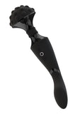 Vive Shiatsu Rechargeable Silicone Bendable Massager Wand - Black