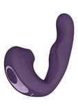 Vive Zaki Air Wave Pulse Wave and G-Spot Rechargeable Silicone Vibrator - Purple