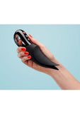 Volta Silicone Vibrating Stimulator - Black