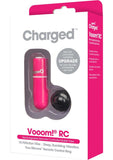 Vooom Wireless Remote Control Silicone USB Rechargeable Bullet Waterproof - Pink