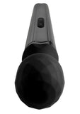 Wand Essentials Diamond Head Rechargeable Silicone Wand Massager - Black
