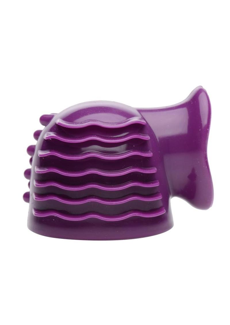 Wand Essentials Triple Thrill 3 In 1 Silicone Wand Attachment - Purple