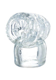 Wand Essentials Vibra Cup U-Tip Stimulator Attachment - Clear