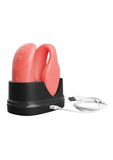 We-Vibe Chorus Rechargeable Couples Vibrator with Squeeze Control - Crave - Coral/Orange