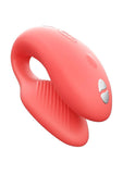 We-Vibe Chorus Rechargeable Couples Vibrator with Squeeze Control - Crave - Coral/Orange