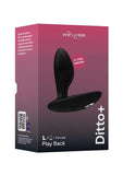 We-Vibe Ditto+ App Compatible Vibrating Rechargeable Silicone Butt Plug with Remote Control - Satin