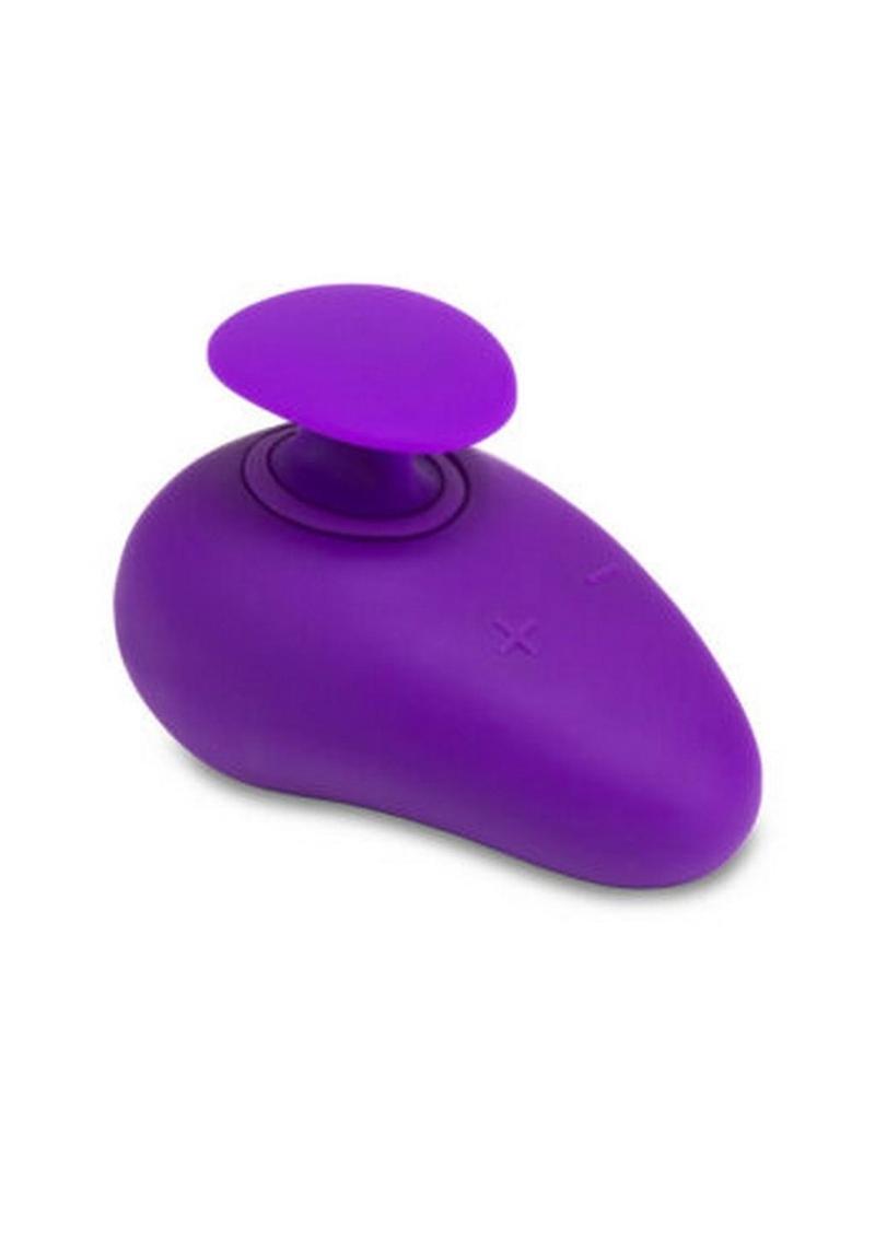 Wellness Palm Sense Rechargeable Silicone Massager - Purple