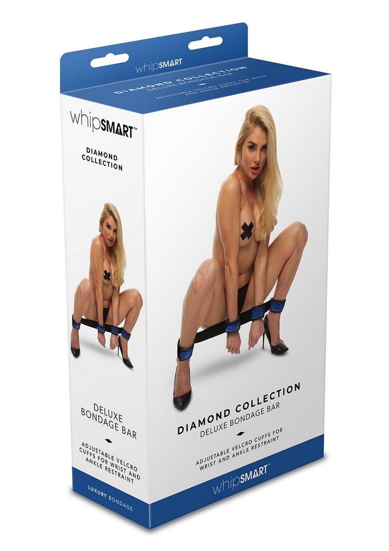 WhipSmart Diamond Bondage Bar - Blue