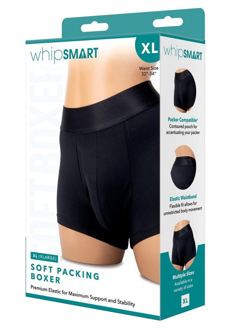 WhipSmart Soft Packing Boxer - Black - XLarge