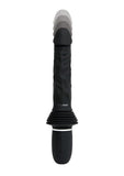 WhipSmart Thrusting Rechargeable Silicone Cock with Remote - Black