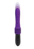 WhipSmart Thrusting Rechargeable Silicone Sex Machine - Black/Purple