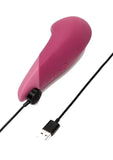 Womanizer Vibe Rechargeable Silicone Clitoral Vibrator - Dusky - Pink