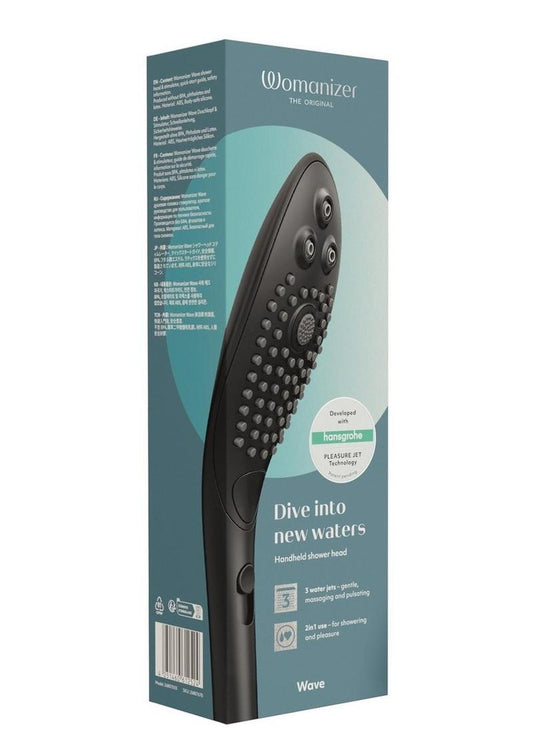 Womanizer Wave Silicone Hydro Stimulator - Black