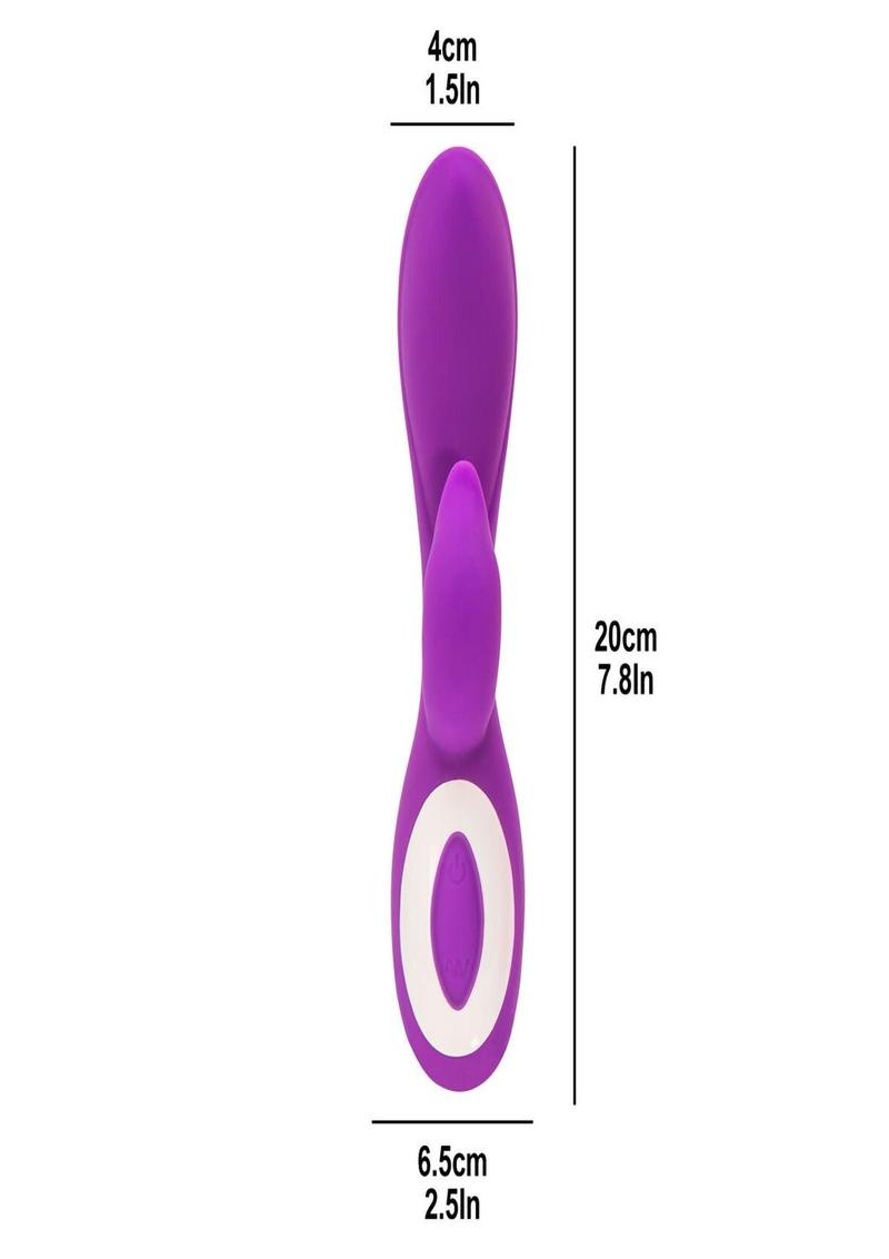 Wonderlust Harmony Rechargeable Silicone Vibrator - Purple