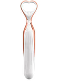 Woo Vibez Rechargeable Silicone Clitoral Stimulator - Rose Gold/White