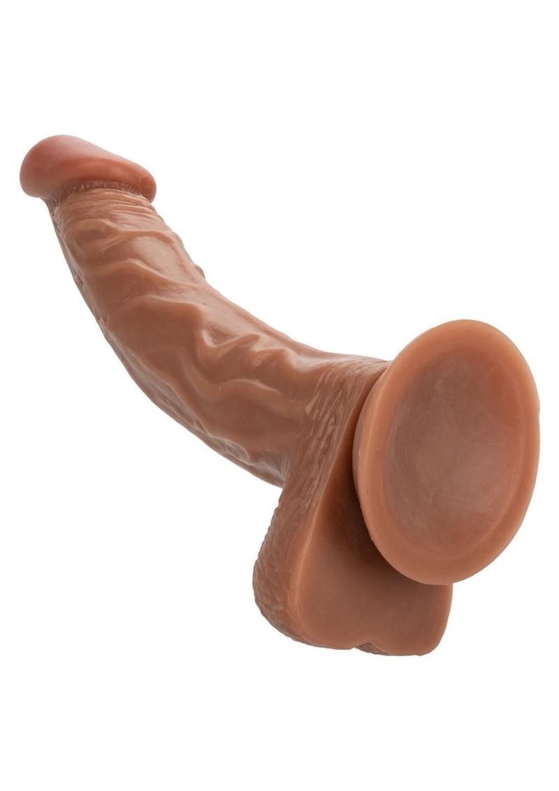 Working Stiff The Personal Trainer Realistic Posable Dildo with Suction Cup - Caramel