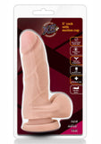 X5 Plus Cock Dildo with Balls - Flesh/Vanilla - 5in