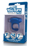 You-Turn Rechargeable Plus Silicone Ring Waterproof - Blue/Blueberry