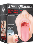 Zero Tolerance Real Mouth Stroker Masturbator with DVD