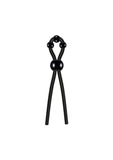 Zero Tolerance Ultimate Silicone Lasso with Adjustable Pleasure Beads - Black